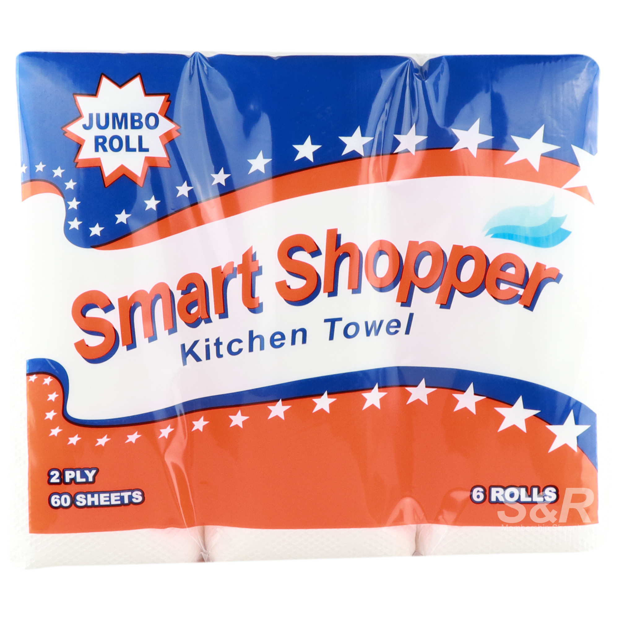 Smart Shopper 2-Ply Kitchen Towel 6 rolls